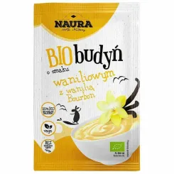 Budyń o Smaku Waniliowym z Wanilią Bourbon Bio 38 g - Naura