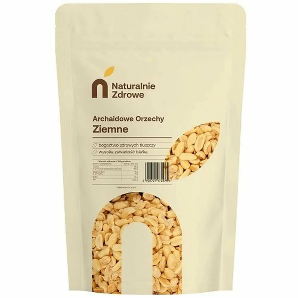 Orzechy Ziemne Bez Soli 1 kg - Naturalnie Zdrowe