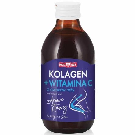 Zdrowe Stawy Kolagen plus Witamina C z Owoców Róży 250 ml - Polska Róża