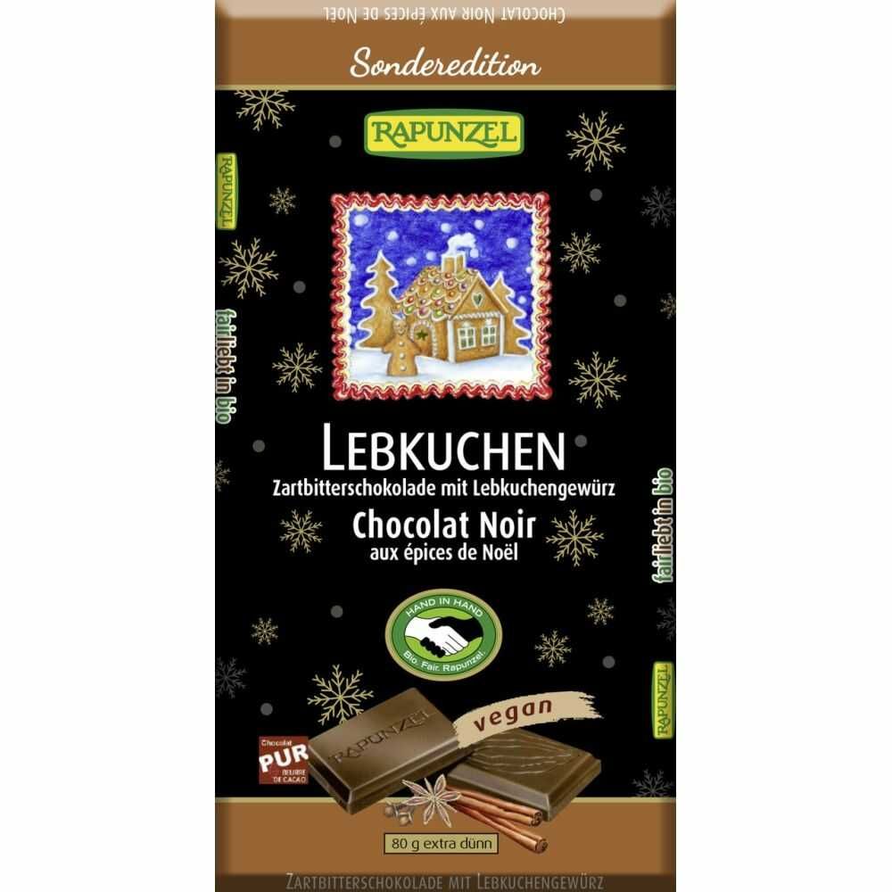 Czekolada Gorzka z Przyprawą Do Piernika Bio 80 g - Rapanuzel