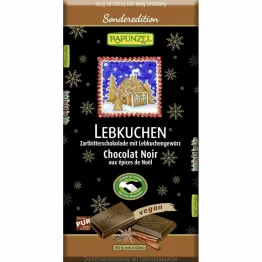 Czekolada Gorzka z Przyprawą Do Piernika Bio 80 g - Rapanuzel