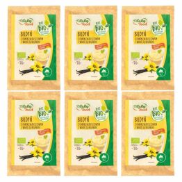 Zestaw 6 x Budyń o Smaku Waniliowym z Wanilią Bourbon Bio 38 g - Vitally Food