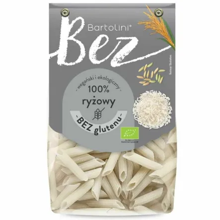 Makaron Ryżowy Penne Bezglutenowy BIO 250 g - Bartolini