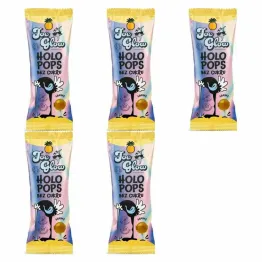 5 x Lizak Kulka Bez Cukru o Smaku Ananasowym Bezglutenowy 8 g - HOLOPOPS
