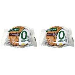2 x Ciastka z Kawałkami Czekolady Bez Dodatku Cukru 45 g - Florbu
