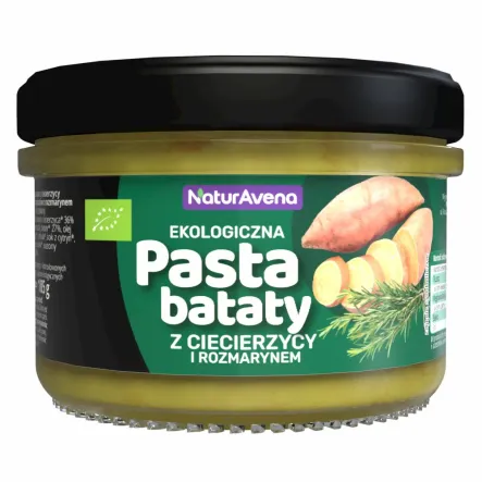 Pasta Bataty z Ciecierzycy i Rozmarynem Bio 185 g - NaturAvena
