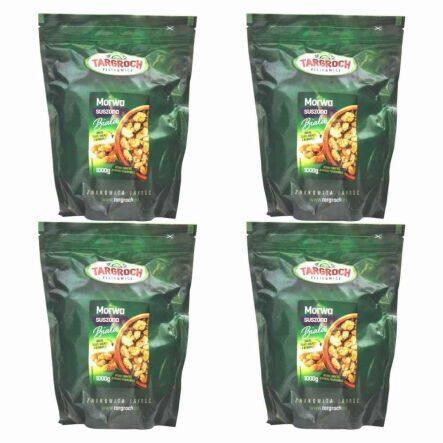 4 x Morwa Biała Suszona Owoc 1 kg Targroch