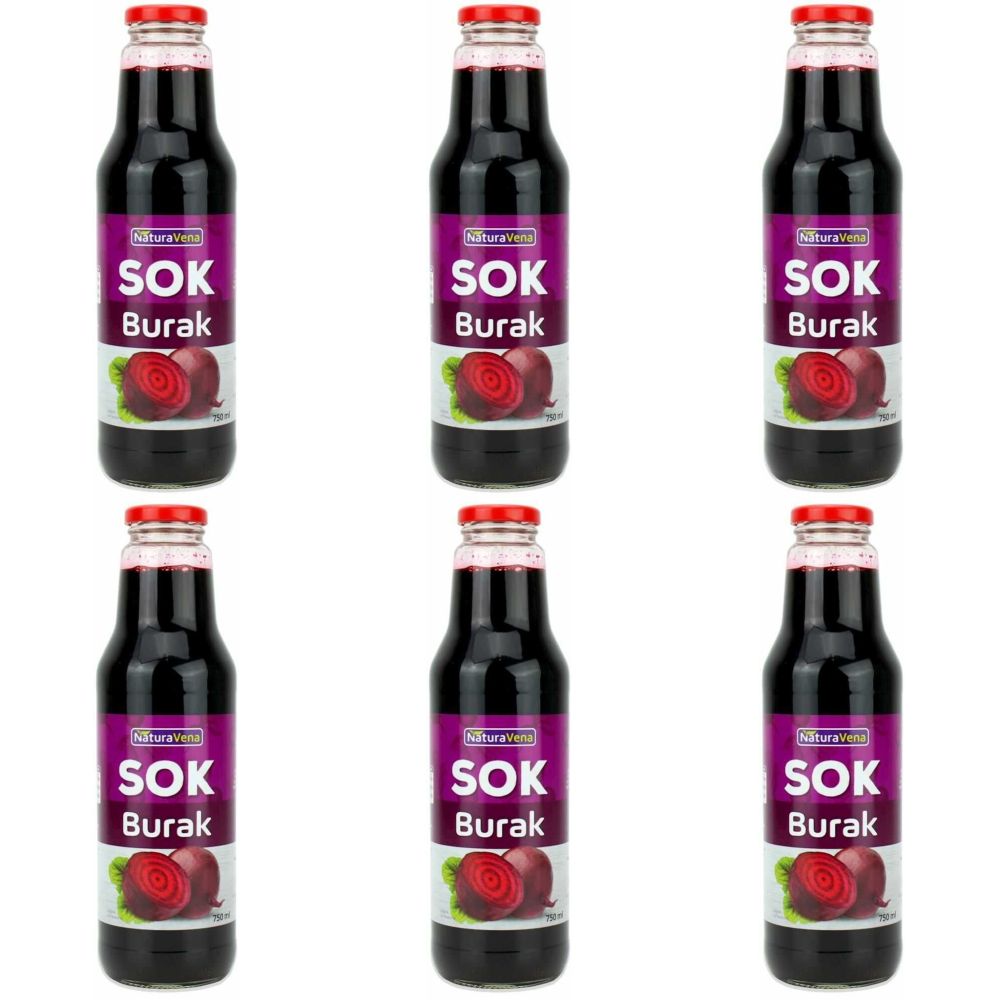 6 x Sok z Buraka 750 ml - NaturAvena