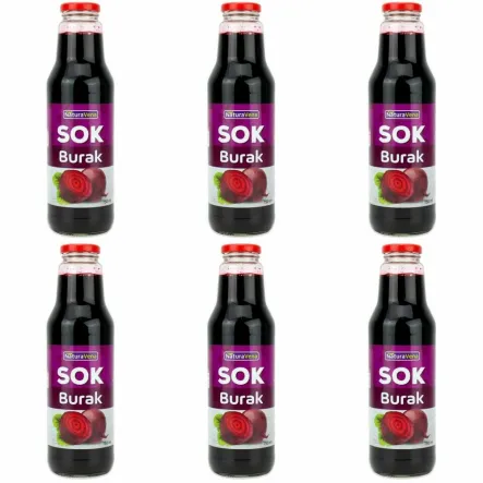 6 x Sok z Buraka 750 ml - NaturAvena