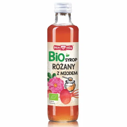 Bio Syrop Różany z Miodem 250 ml Polska Róża