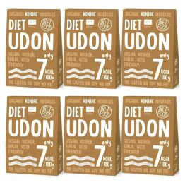 6 x Makaron Shirataki Konjac Udon Bio 385 g (300 g) - Diet-Food