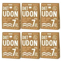 6 x Makaron Shirataki Konjac Udon Bio 385 g (300 g) - Diet-Food