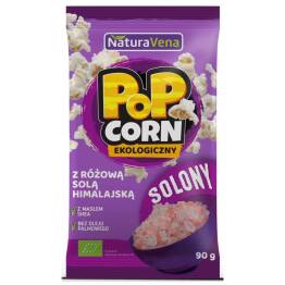 Popcorn z Solą Himalajską Bio 90 g - NaturAvena