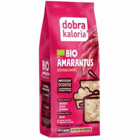 Amarantus Ekspandowany Bio 120 g - Dobra Kaloria