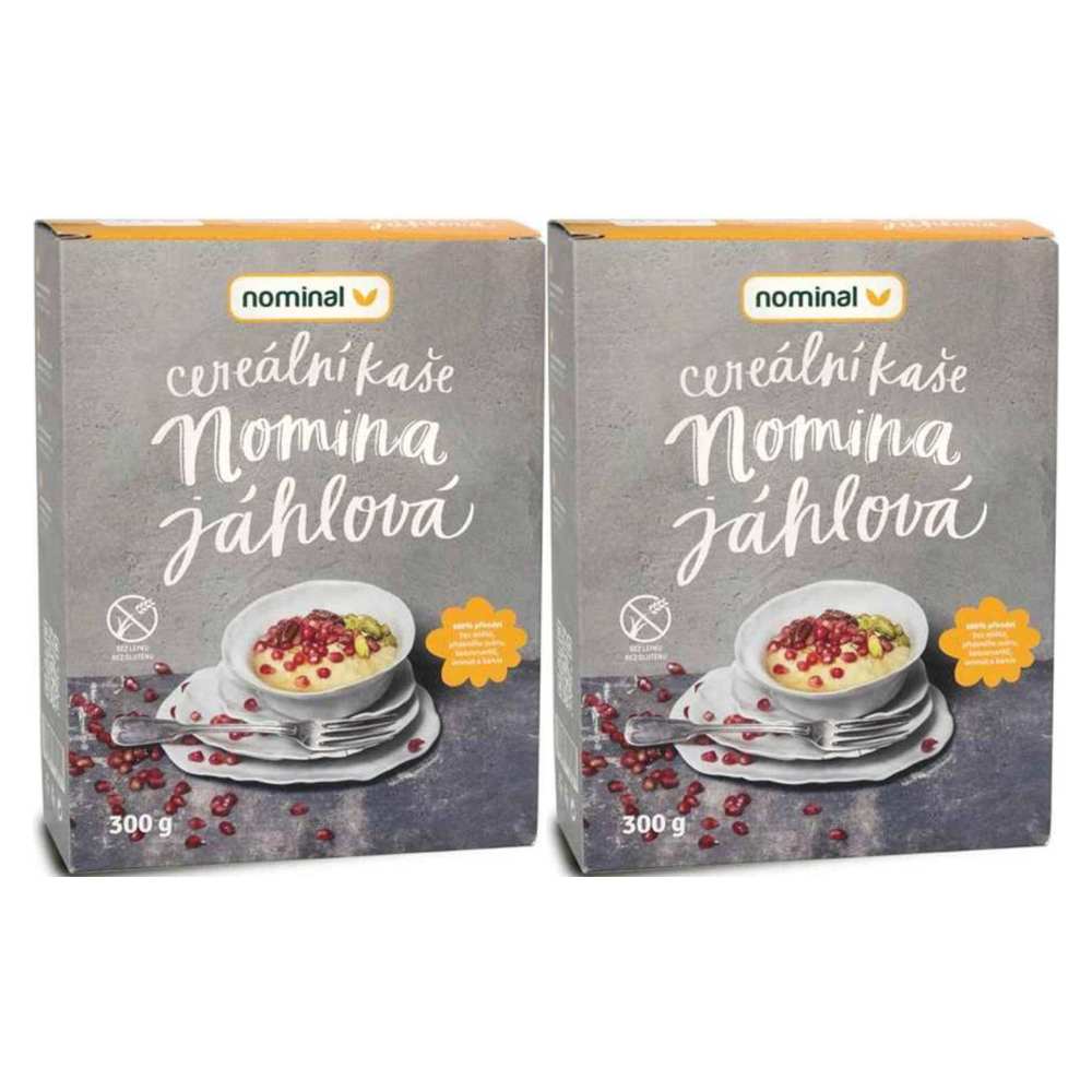 2 x Kaszka Instant Jaglano - Kukurydziana 300 g - Nominal