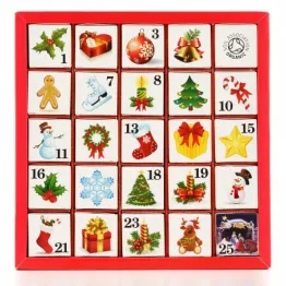 Herbatka Bio X'Mas Ornaments Kalendarz Adwentowy 25 Piramidek English Tea