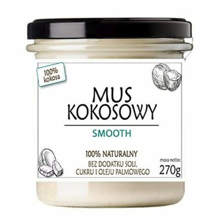 Mus Kokosowy Smooth 270 g - Vitafarm