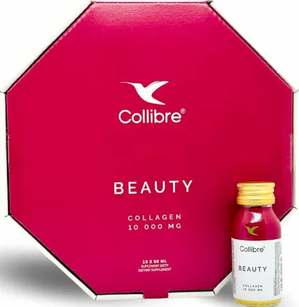 15 x Kolagen (10 000 mg) BEAUTY Shot 60 ml - Collibre