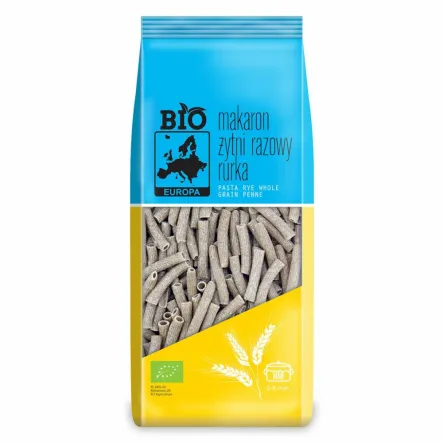 Makaron Żytni Razowy Rurka Bio 400 g - Bio Europa