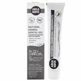 Pasta do Zębów Wybielająca z Węglem Aktywnym 100 g - Arganove