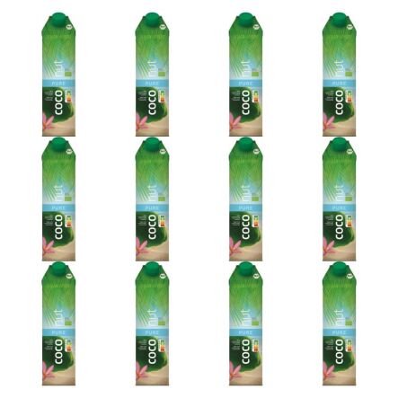 12 x Woda Kokosowa Bio 1 L -  Aqua Verde