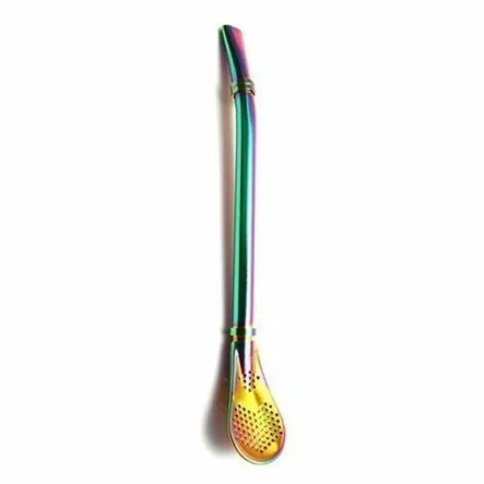 Bombilla La Mulata Al Promedio Al 221 ze stali nierdzewnej 15,5 cm Kolorowa