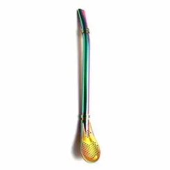 Bombilla La Mulata Al Promedio Al 221 ze stali nierdzewnej 15,5 cm Kolorowa