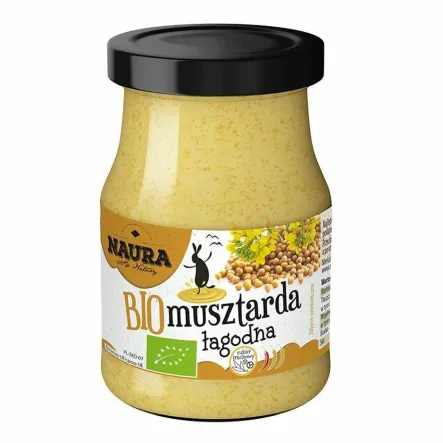 Musztarda Łagodna Bio 190 g -  Naura
