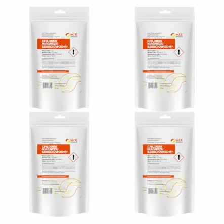4 x Chlorek Magnezu Sześciowodny 1kg - Big Nature