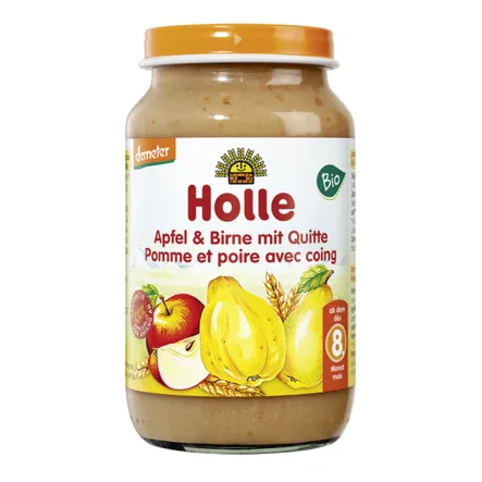 Deser Dla Niemowląt Jabłko/Gruszka/Pigwa Bio 220 g - Holle