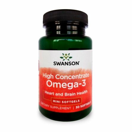 High Concentrate Omega - 3 30 Kapsułek - Swanson