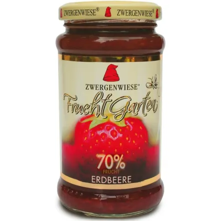Mus Truskawkowy (70% Owoców) Bezglutenowy Bio 225 g - Zwergenwiese 