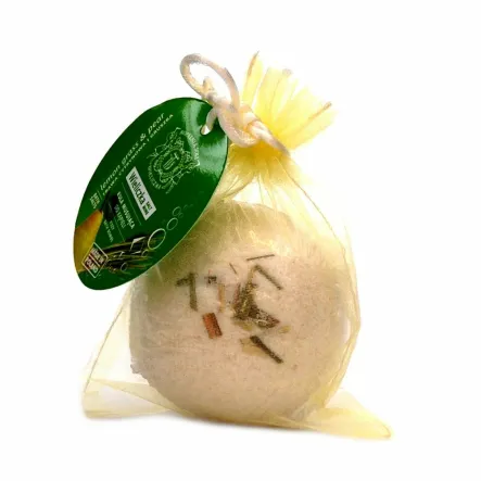 Kula Do Kąpieli Musująca - Trawa Cytrynowa i Gruszka 110 g - Kopalnia Soli Wieliczka