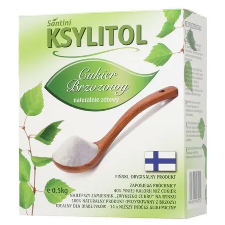 Ksylitol C Krystialiczny Fiński 500 g - Santini