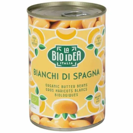Fasola Masłowa Konserwowa Bio 400 g (240 g) - La Bio Idea
