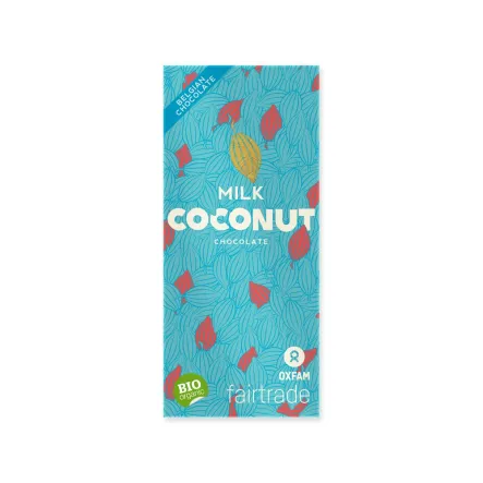 Czekolada Mleczna Z Płatkami Kokosowymi Fair Trade Bio 100G Oxfam