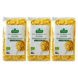 3 x Płatki Kukurydziane Bez Dodatku Cukru BIO 300 g - Eko-Wital