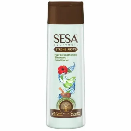 Wzmacniający Szampon z Odżywką do Włosów 200 ml - Sesa