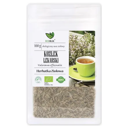 Kozłek Lekarski Korzeń Herbatka Ziołowa Bio 100 g Ecoblik 
