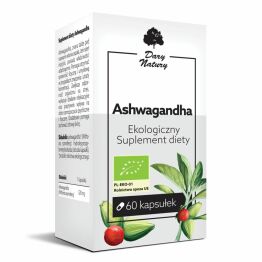 Ashwagandha 520 mg 60 Kapsułek Bio - Dary Natury