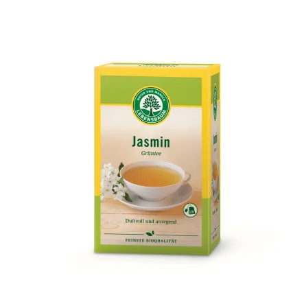 Herbata Zielona Jaśminowa Ekspresowa Bio (20x1,5g)-Lebensbaum
