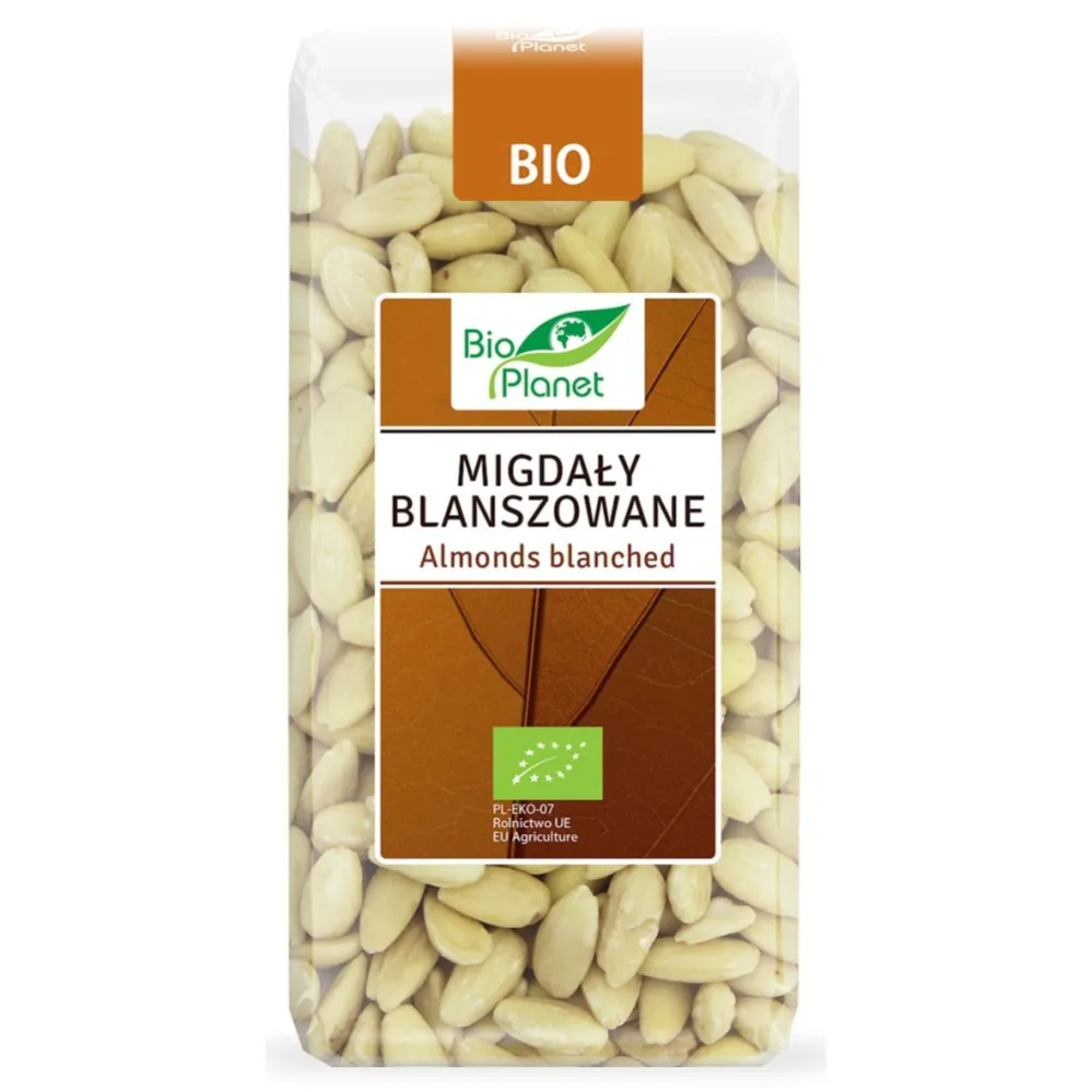 Migdały Blanszowane Bio 350 g - Bio Planet 