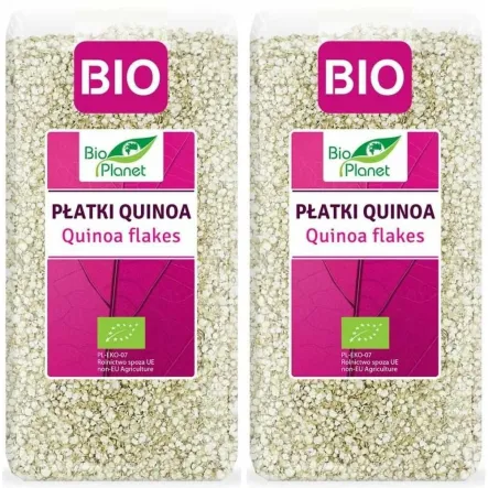 2 x Płatki Quinoa Bio 300 g - Bio Planet - Płatki z Komosy Ryżowej Eko