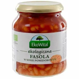 Fasola Biała w Sosie Pomidorowym Bio 360 g - Eko-Wital