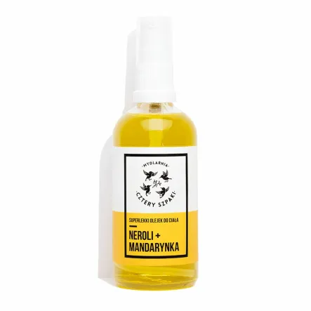 Superlekki Olejek do Ciała Neroli + Mandarynka 100 ml - Mydlarnia Cztery Szpaki