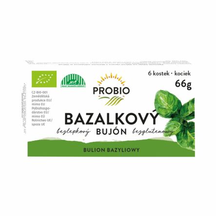 Bulion Bazyliowy Bio 66 g 6 Kostek Probio