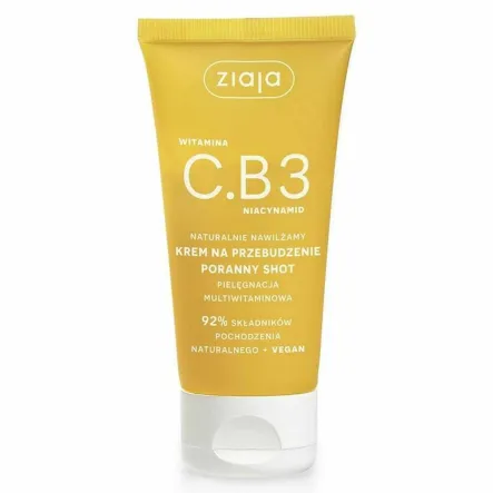 Krem na Przebudzenie Poranny Shot Witamina C. B3 50 ml - Ziaja