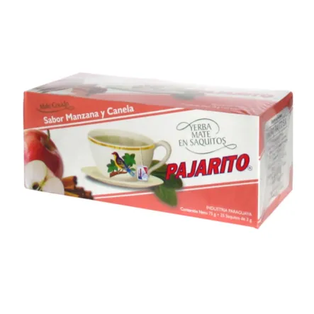 Pajarito w Saszetkach Jabłkowo-Cynamonowe 25 x 3 g 