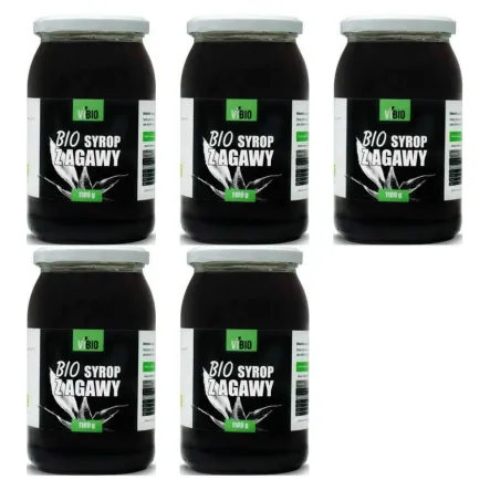 5 x Syrop z Agawy Ciemny Bio 1,1 kg - Vibio