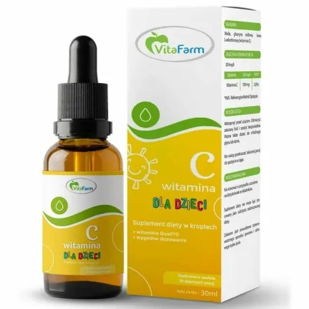 Witamina C Dla Dzieci Krople 30 ml - Vitafarm